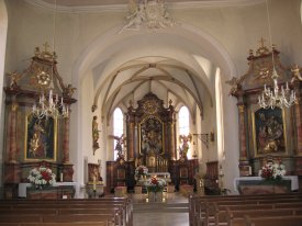 Innenraum der Kirche